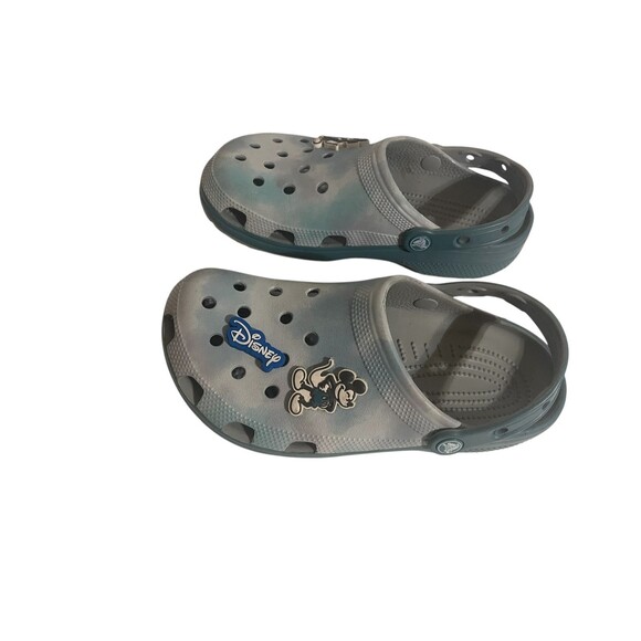Disney Park Mickey Mouse Tie-Dye Blue Crocs Clogs Adult M6/W8 - Picture 16 of 16